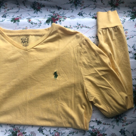 Polo Ralph Lauren Tops - Polo Ralph Lauren Yellow Long-sleeve Tee
